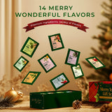 Merry Teas Gift Set 28 Tea Bags (14 Flavors)